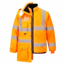 Hi-Vis 7-in-1 Verkeersjack, GO/RT