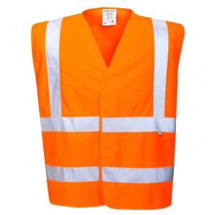 Hi-Vis Anti Static Vest - Flame Resistant