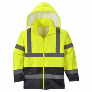 Hi-Vis Klassiek Tweekleuren Regenjack