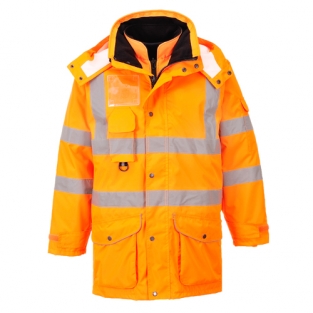 Hi-Vis 7-in-1 Verkeersjack, GO/RT