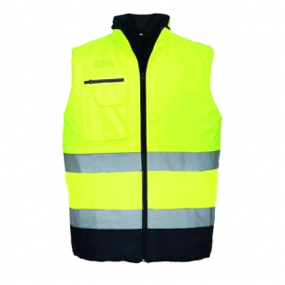 Hi-Vis tweekleuren Bodywarmer
