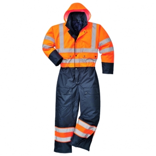 Hi-Vis Tweekleuren Overall - Gevoerd