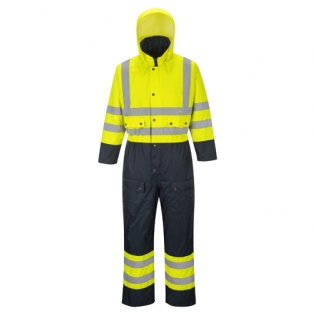 Hi-Vis Tweekleuren Overall - Gevoerd