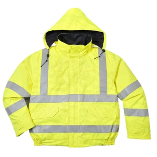 Bizflame Rain Hi-Vis Antistatic FR Bomberjack