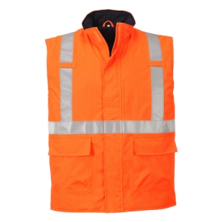 Bizflame Regen HiVis Antistatische FR Bodywarmer