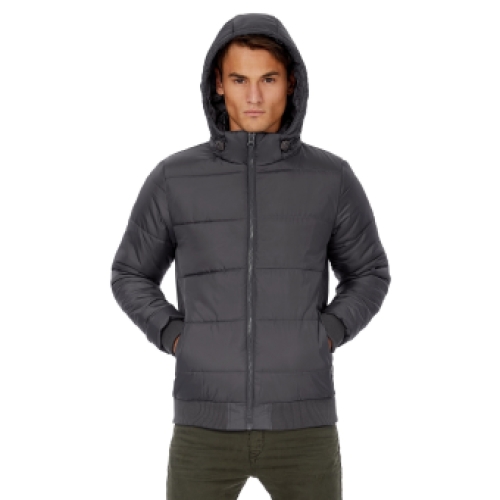Jas B&C Superhooded - Zwart