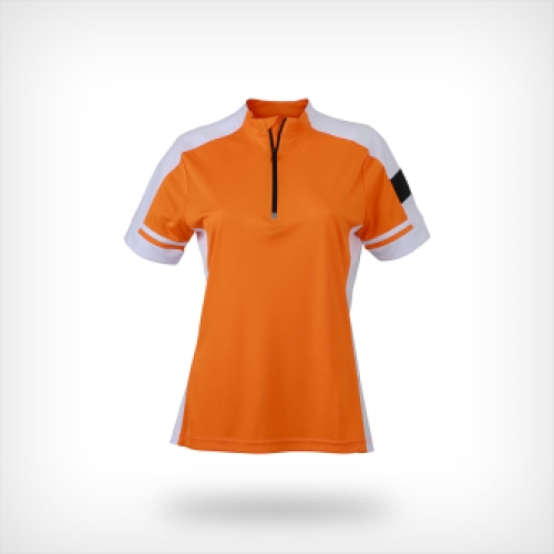 James & Nicholson - Bike shirt oranje